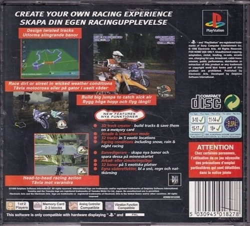 Moto Racer 2 - PS1 (B Grade) (Genbrug)